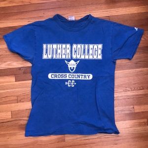 Luther college cross country vintage tshirt